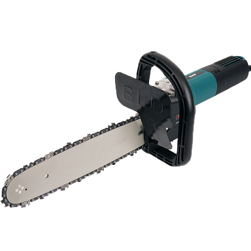 Jinchengtai electric chainsaw household logging saw electric chain saw small multi-functional woodworking mini angle grinder cutting machine modified portable 12-inch bracket + 1 quenching chain - automatic refueling