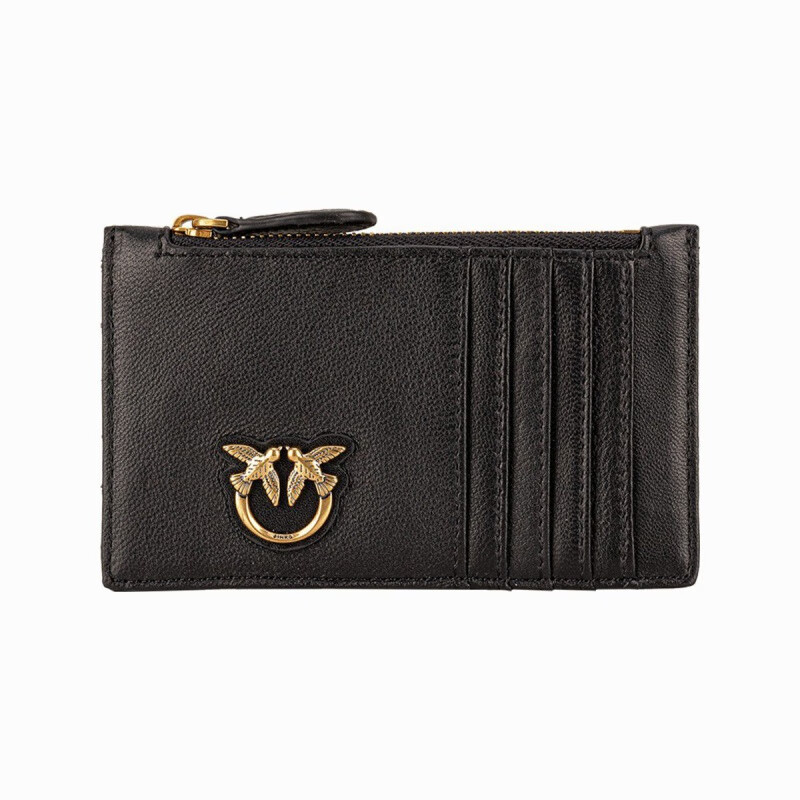 PINKO Women's Classic Card Holder Wallet 1PXRA03Z Z99Q U