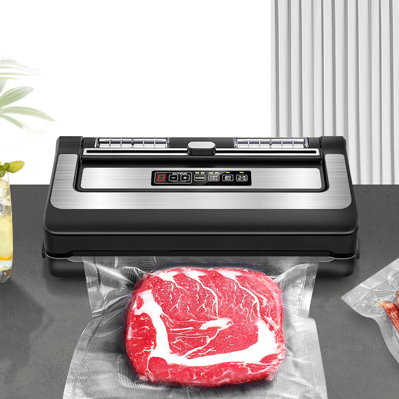 FADESEN vacuum sealing machine, no bag selection, fully automatic vacuum machine for home and business use, dual-pump food preservation machine sealing machine