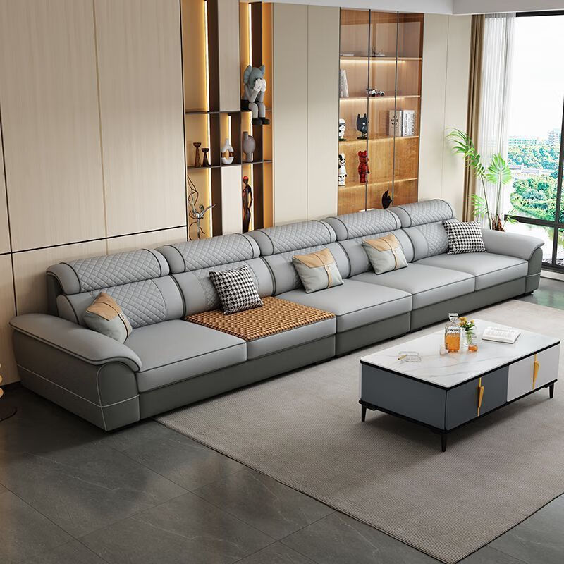 Huang Kairui's new winter and summer dual-use removable cotton and linen sofa, modern and simple living room, fabric, large and small, cat claw leather sofa, double + single + imperial concubine 3.2 meters + coffee table TV cabinet, skin-friendly and breathable cotton and linen, soft and delicate sponge, color contact customer service
