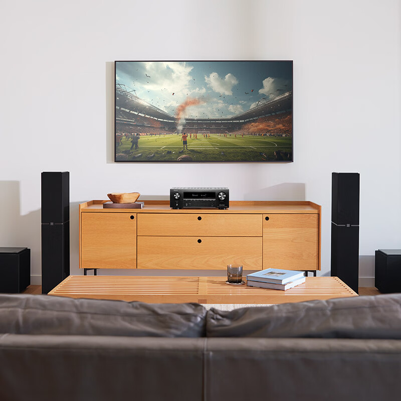 Denon (DENON) AVR-X1800H National Subsidy 7.2 Channel Home Theater Amplifier 8K HD Amplifier Receiver Dolby Atmos Voice Control to Enjoy Music AVR-X1800H (New Product)