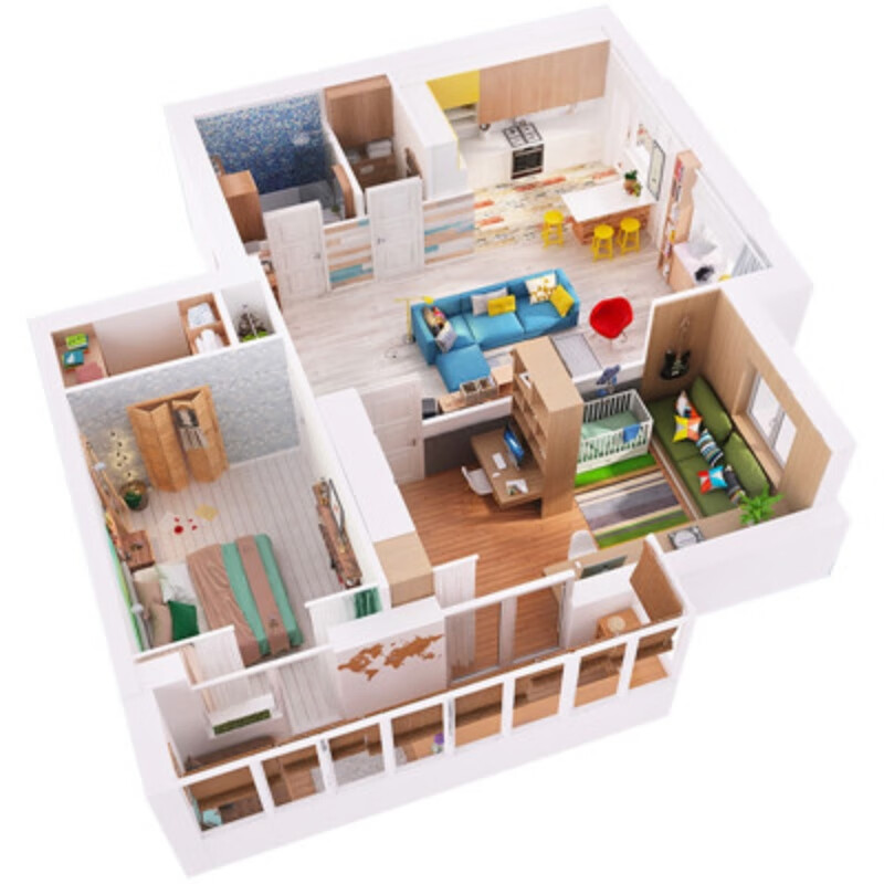 Temple of Heaven decoration privilege card, Beijing free door-to-door measurement and house layout plan, one-stop home decoration, reservation deposit