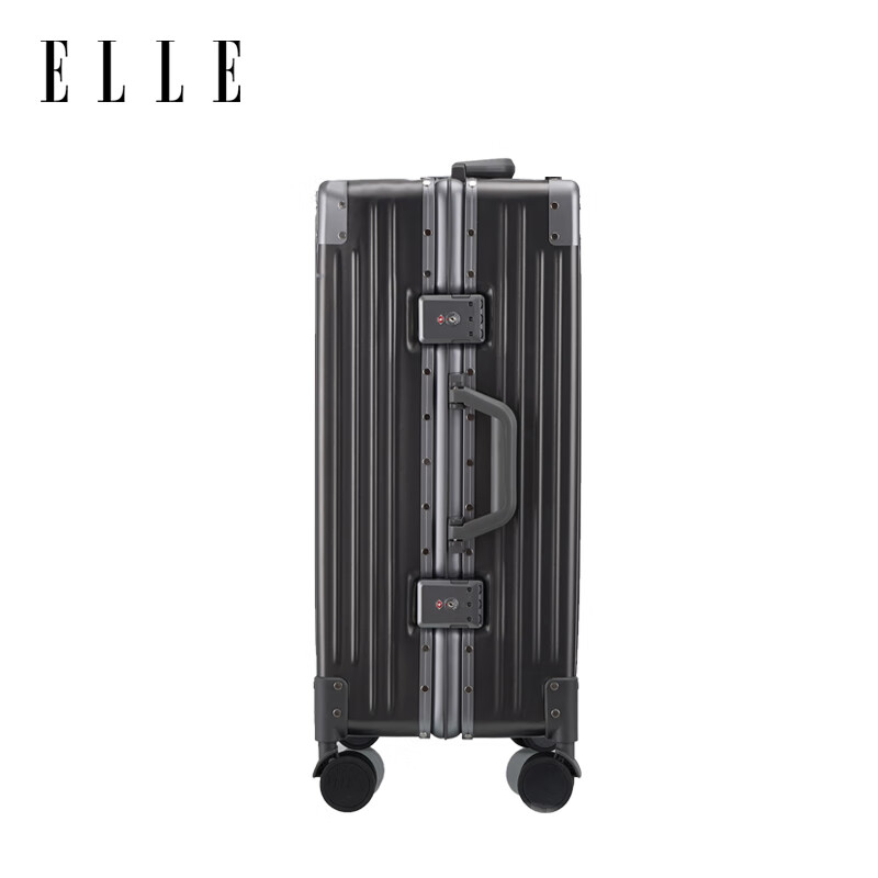 ELLE French suitcase, fashionable gray 20-inch trolley case, women's suitcase, lightweight boarding password box