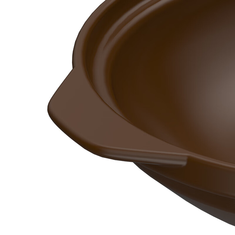 Kangshu casserole household stew pot gas high temperature resistant dry-cooked clay pot rice shallow pot commercial gas stove special casserole ceramic pot heat-resistant ancient casserole for 3-5 people 2500ml