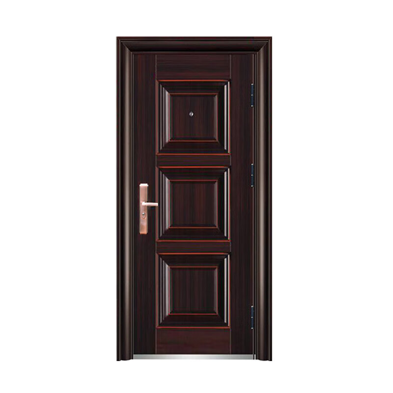 Renjuyi Yongkang entrance door anti-theft door bright window waist steel garage imitation copper sun protection door outdoor entrance steel anti-theft door height 1970*860 1x7cm