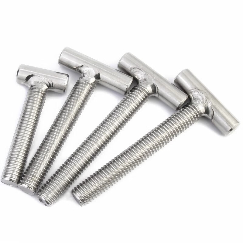 Jinchao 304 stainless steel T-shaped screw welding screw T-shaped screw T-bolt M4M5M6M8M10M12 M5*40 (5 pieces)