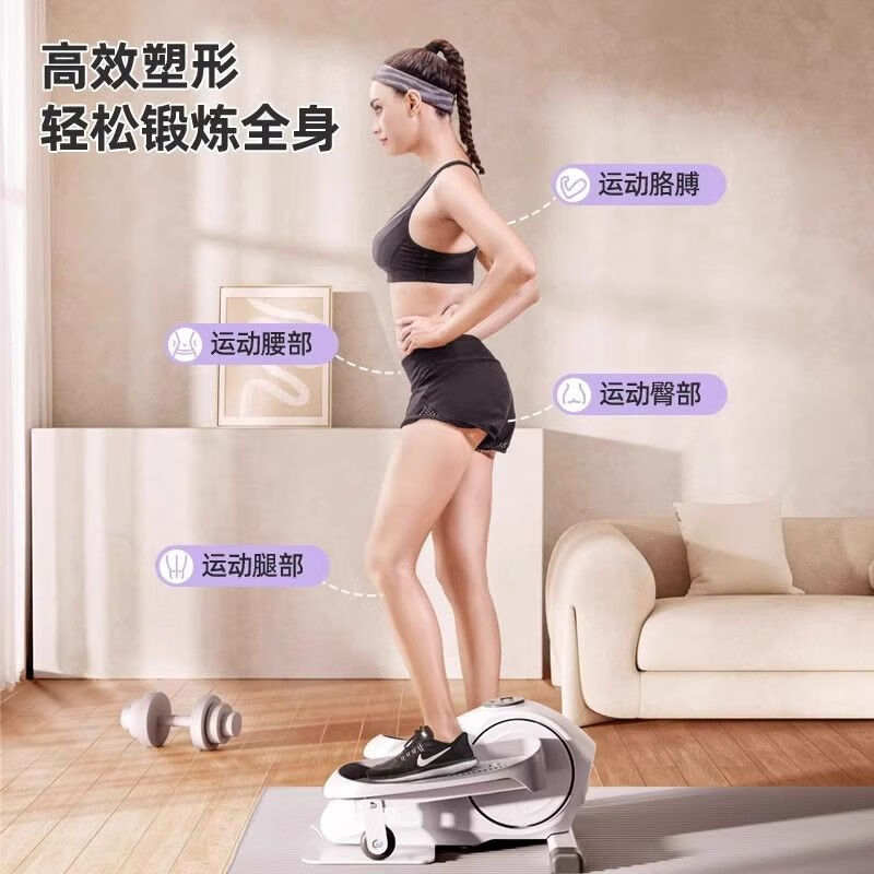 Smart Elliptical Machine Stepper Indoor Home Small Gym Sports Equipment Magnetic Silent Mini Stepper PROMAX Adjustable Slope