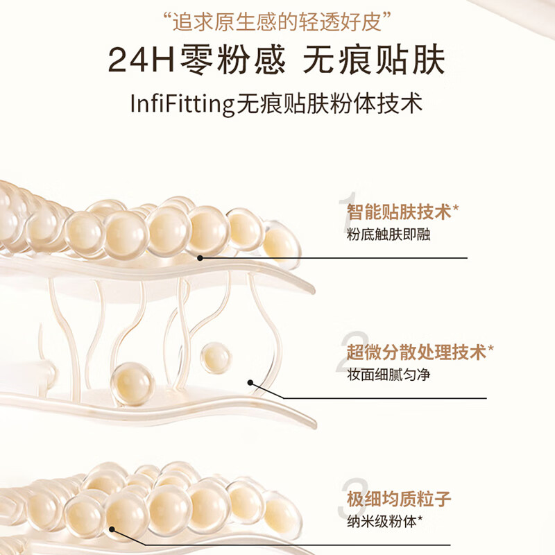 IORE oily skin nourishing foundation 24H long-lasting makeup control oil delicate skin-fitting light and non-removing makeup N19 porcelain white 35g