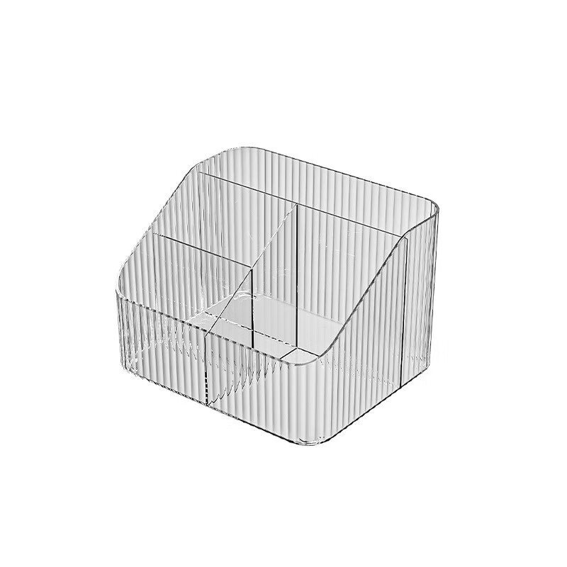 Jingsheng Jinshi Desktop Light Luxury Storage Box Home Cosmetics Plastic Stationery Skin Care Product Organizing Rack Multi-grid Large Size Random Color