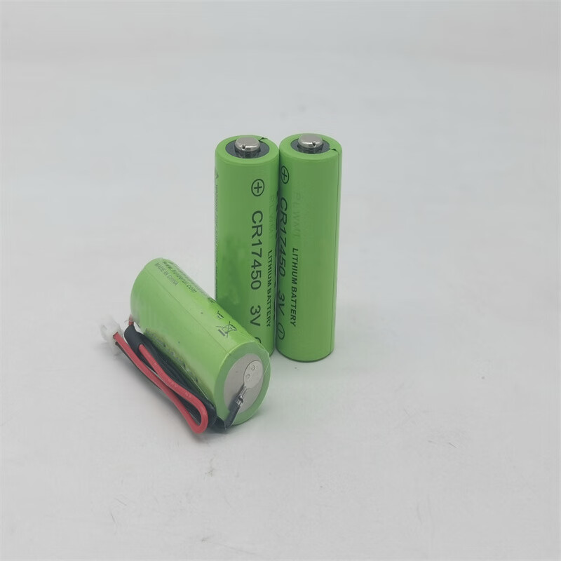 Ouhuayuan CR17450 smart instrument indicator light 3.0V compass direction instrument safety device smoke detector battery flat head