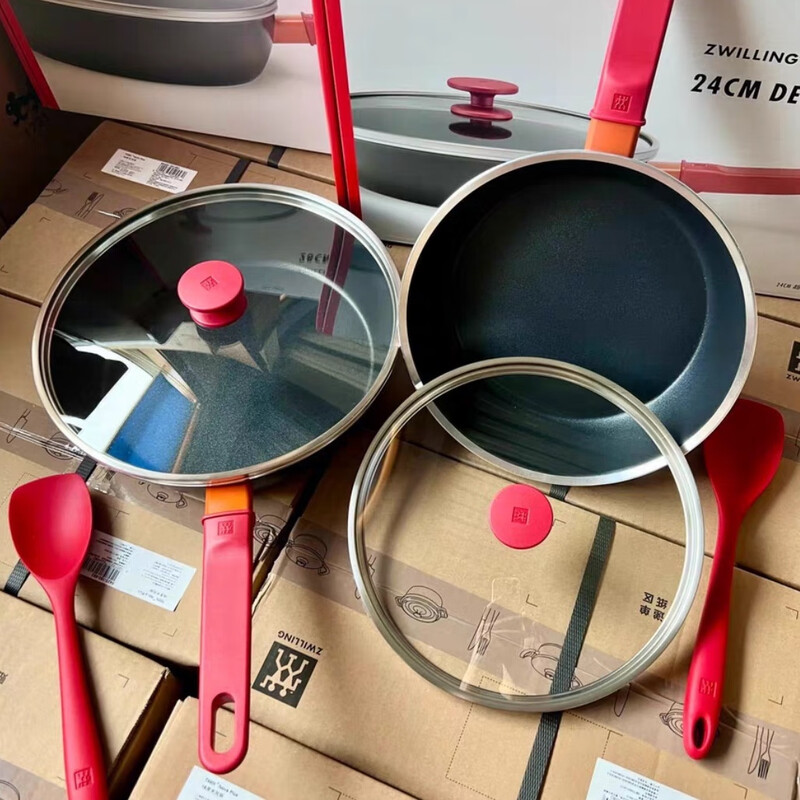 Zwilling German Zwilling non-stick pan Nowplus new pot kitchen household non-stick frying pan original authentic 24cm frying pan (comes with small spatula) original packaging