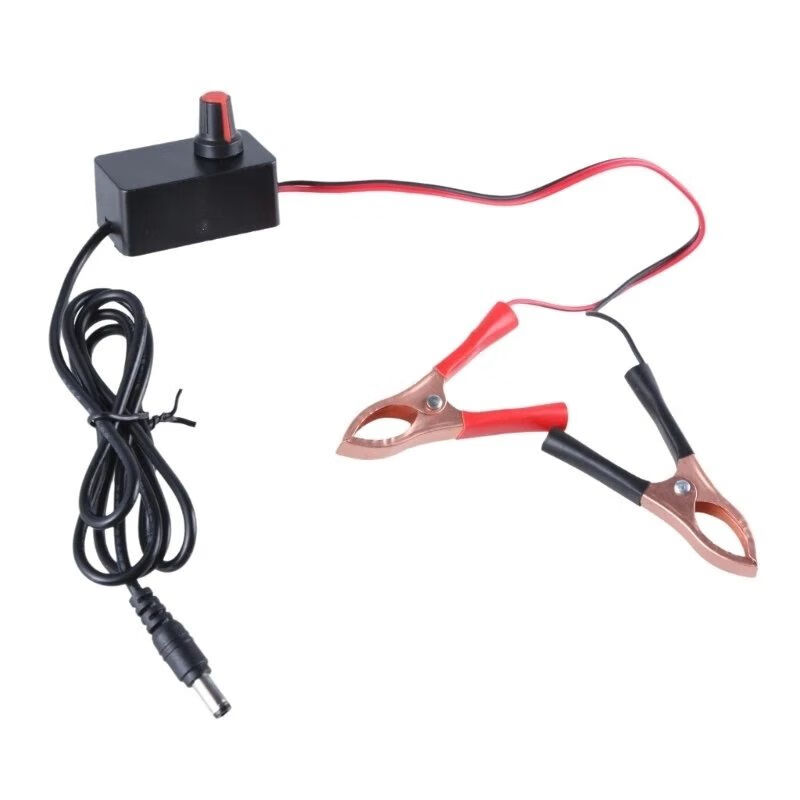 Mo Peng speed regulator switch 12V blower DC blower battery clip motor fan 12V clip speed regulator with switch