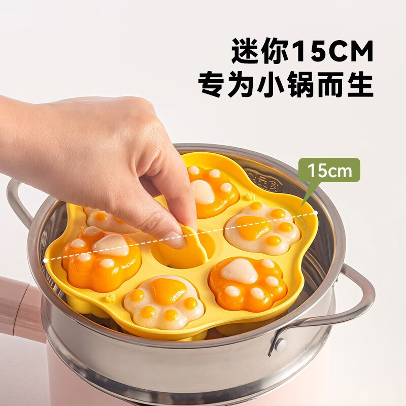 COOKSS baby food steamed cake mold baby steamed cake mold household DIY baking silicone disposable decorating bag 100 pieces