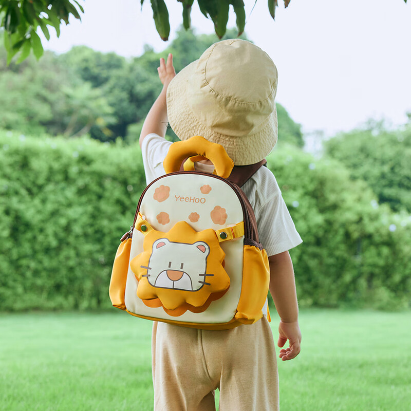 YEEHOO Kindergarten School Bag Boy Children's School Bag Boy Elementary School Backpack Toddler Lightweight Outdoor Travel Backpack