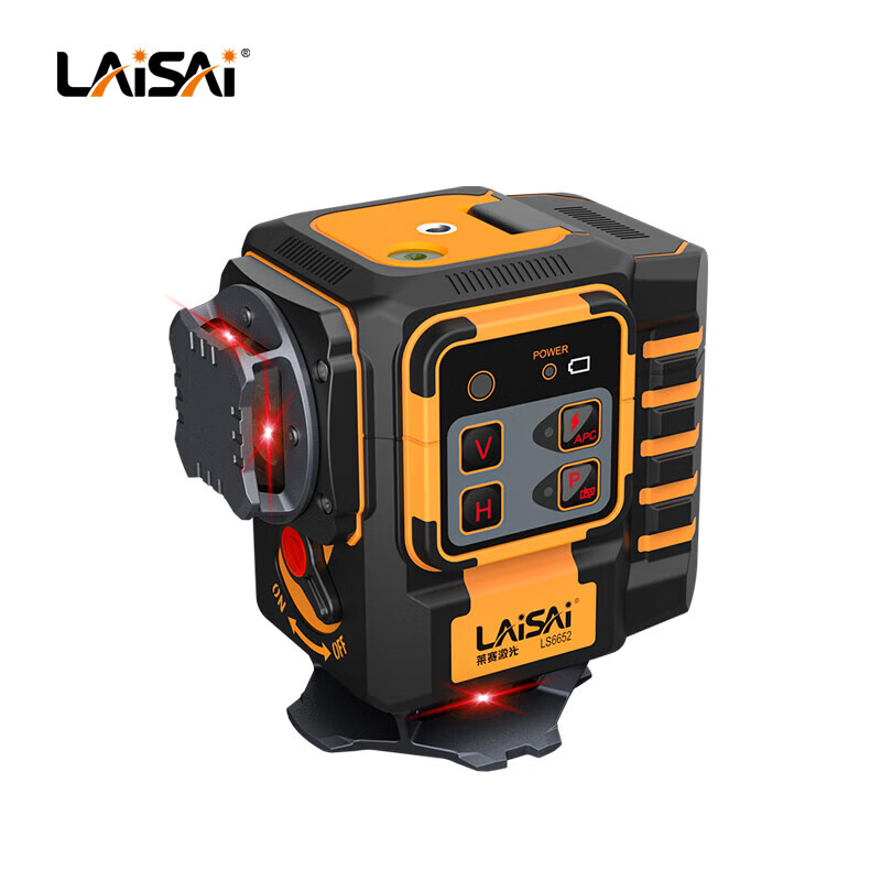 Laser Laser Laser level 12-line wall-mounted floor meter LSG6652 green light red light infrared high-precision and high-brightness green light 12-line dilithium LSG6652