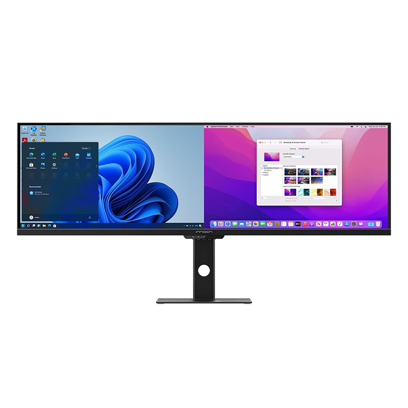 90% new INNOCN 43.8-inch IPS 32 9 Type-C65W 120Hz HDR400 1.07 billion colors wide color gamut lift bracket design professional gaming monitor 44C1G