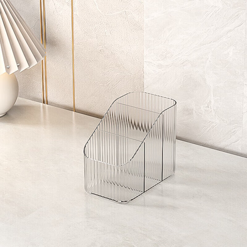Jingsheng Jinshi Desktop Light Luxury Storage Box Home Cosmetics Plastic Stationery Skin Care Product Organizing Rack Multi-grid Large Size Random Color