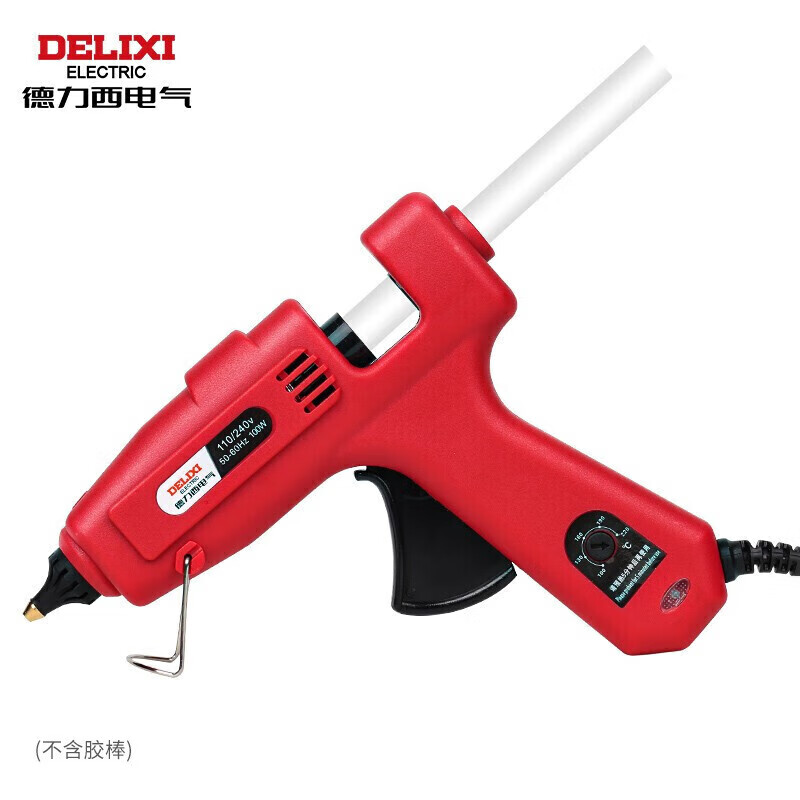 Delixi Electric hot melt glue gun household hot melt glue gun professional grade high power 100W adjustable temperature 140~220