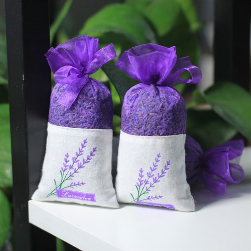 Omandi lavender sachet sachet soothes the mind and aids sleep natural dried flower grains bedroom car wardrobe aromatherapy deodorizing dried flowers lavender sachet 2 packs 30g*2 trial pack