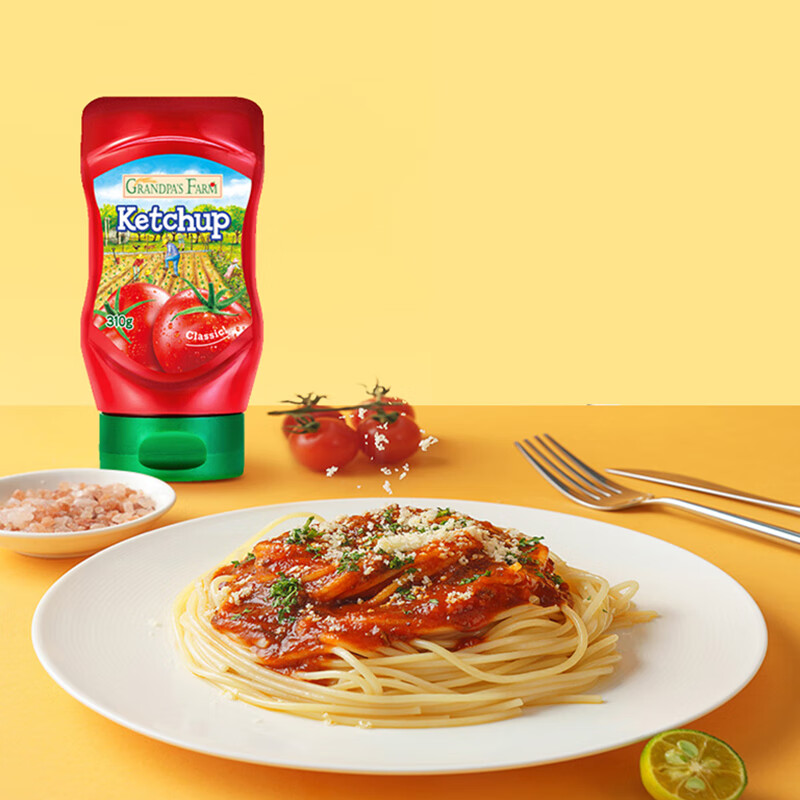 Grandpa’s Farm Tomato Sauce 310g Russian Imported Children’s Pasta Sauce Squeeze Bottle Free Baby Food Recipe