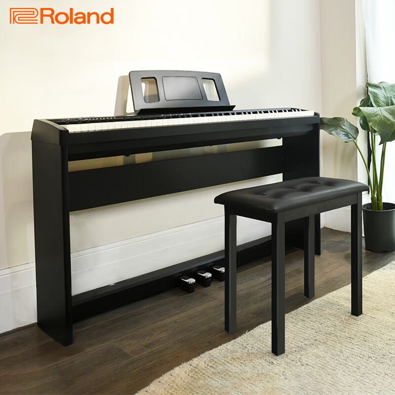 Roland (Roland) grade-examination intelligent beginner 88-key hammer electric piano FP18 main unit + customized wooden frame + piano stool gift package