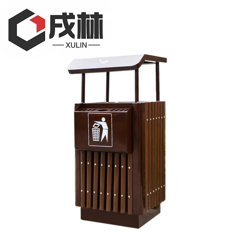 Xulin stainless steel trash can outdoor/piece