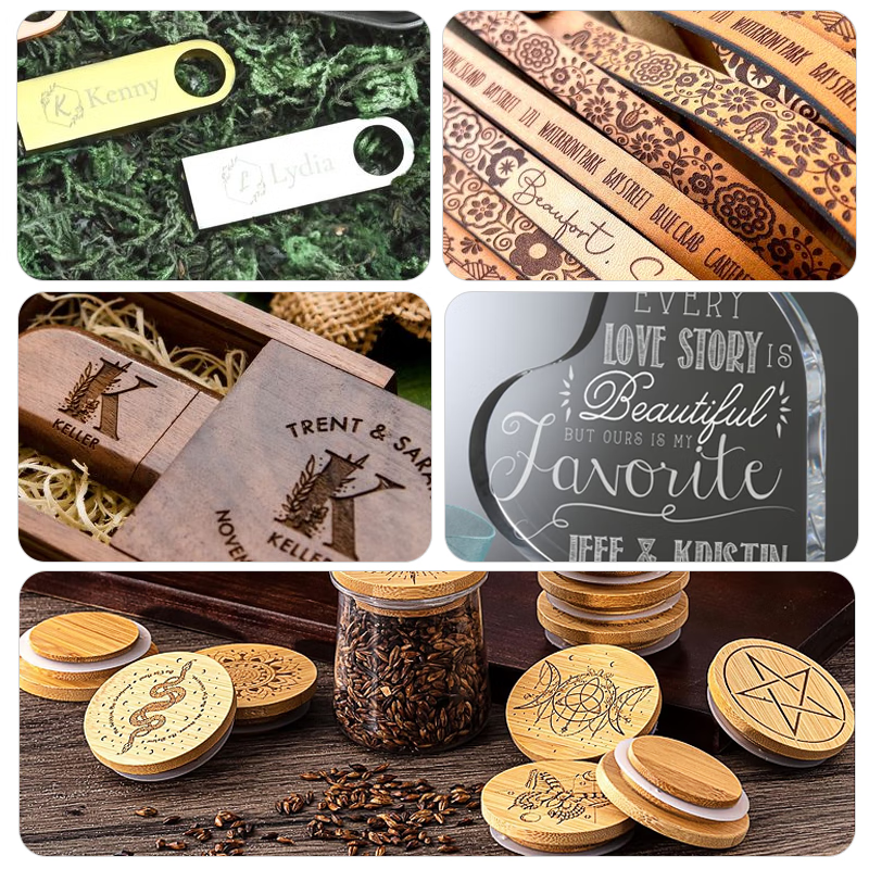 WAINLUX laser engraving machine leaf carving desktop fully enclosed app leaf stationery pen typing and engraving smart laser marking machine K10 flagship version 5W power