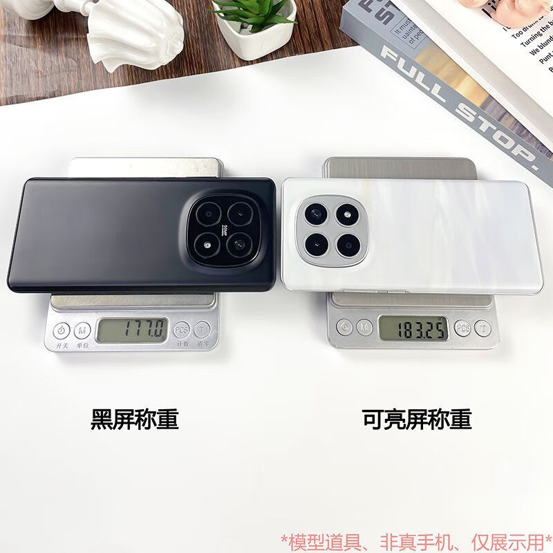 Qifei mobile phone model is suitable for Redmi note15 mobile phone model note15pro simulation with bright screen model machine, black screen, screen off state, special model machine, brand model is sent randomly