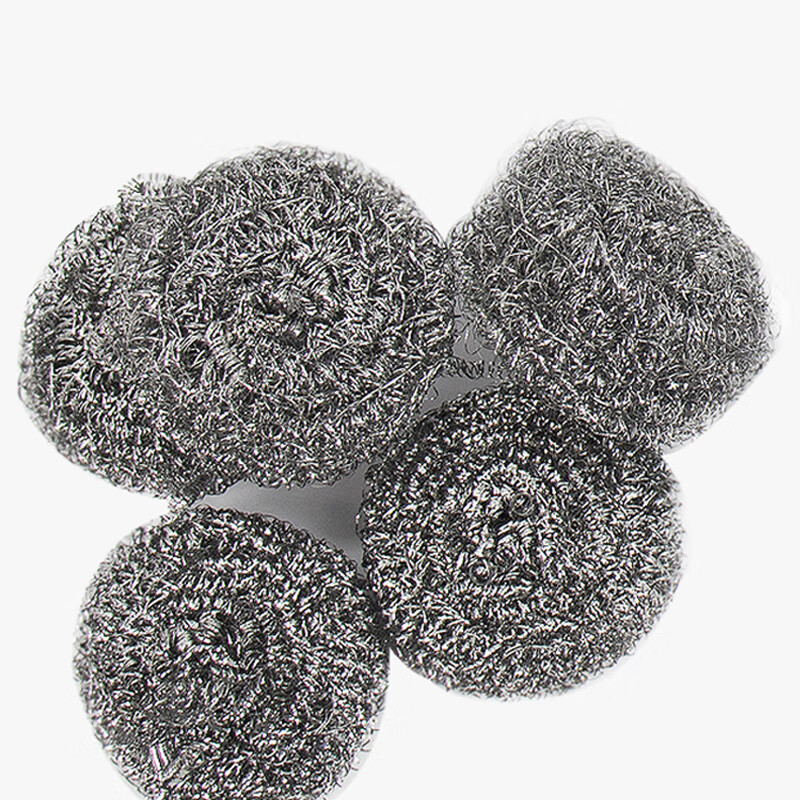 Hasdick Steel Ball 18g 100 pcs/pack Canteen Kitchen Steel Ball Stainless Steel Cleaning Ball Metal Rust Removal Steel Ball HK-601