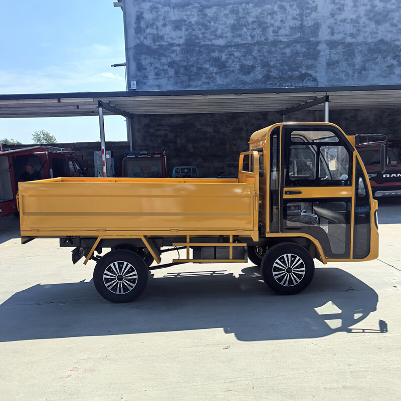 Huiyoujie pure electric garbage truck property community flatbed transport truck urban sanitation garbage collection truck small electric truck standard version 72V100AH (excluding dump three-door)