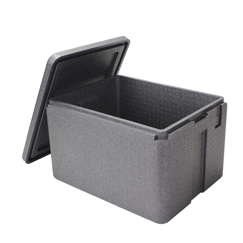 Warm Ice Bear Insulated Box Foam Box EPP Takeaway Box with Handle Food Grade Lunch Box Commercial Stall Insulated Refrigerated Fresh Box 65L New Handleless