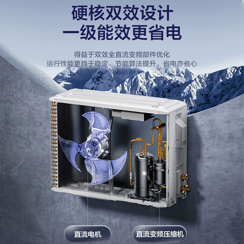 Midea central air conditioner one-to-one ceiling air conditioner 5 hp air conditioner variable frequency heating and cooling new level one energy efficiency 380V RFD-120QW/BSDN8Y-D(B1)A Jingdong Logistics 5 hp first level energy efficiency national subsidy