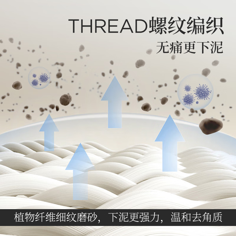 Laotang bath towel, powerful mud rub without hurting the skin, 7A antibacterial - fine medium double sand purple