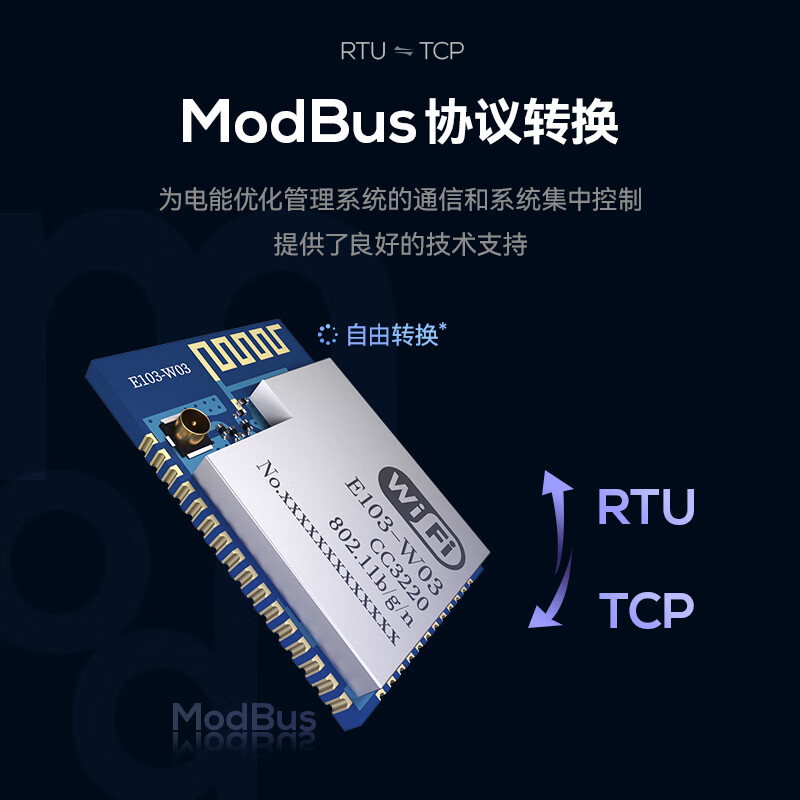 Ebyte 2.4G/5.8G dual-band wifi wireless data transmission module CC3200 high-speed transparent transmission IoT IPV6 network E103-W03 | Comes with PCB antenna&CC3220R