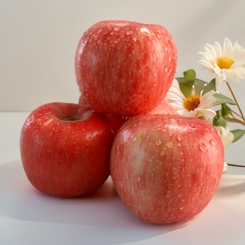 Jingxiansheng Shandong Yantai Red Fuji Apple Net Weight 3 Jin Single Fruit 200g + Fresh Fruit Straight from the Source