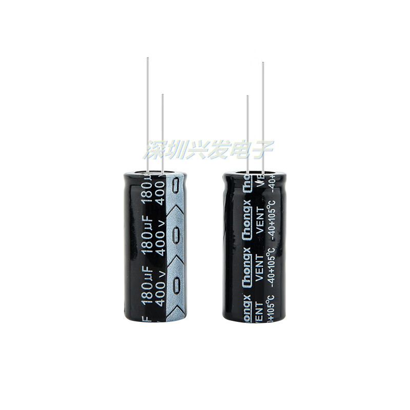 400V180UF brand new high quality long life 105 degree direct plug electrolytic capacitor size 18X40MM