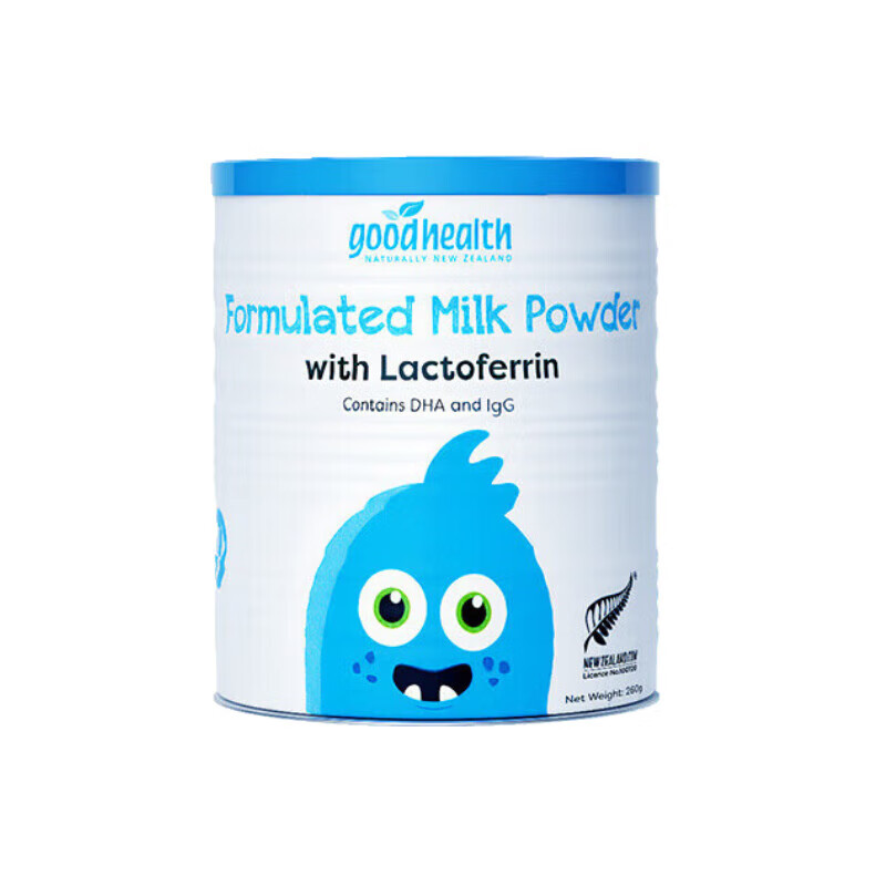 Good Health New Zealand imported lactoferrin formulated milk powder, probiotics, calcium, iron and zinc nutrition pack, Wilmin compound powder, lactoferrin 260g*2 cans, anti-counterfeiting checkable