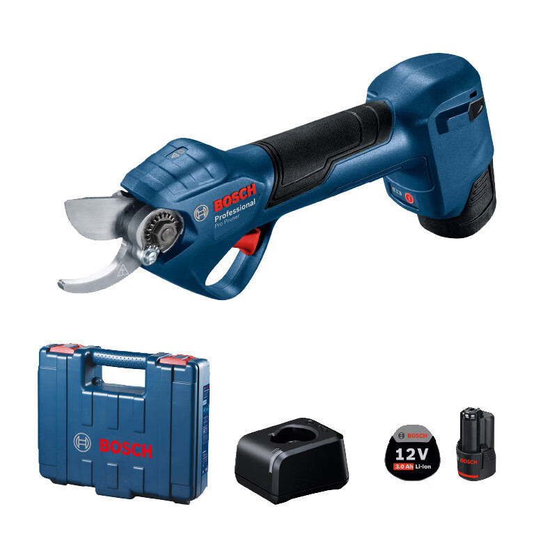 BOSCH pruning shears Pro Pruner wireless charging fruit tree electric shears to cut branches electric shears powerful pruning machine Bosch pruning shears 3.0AH dual electric + saber saw