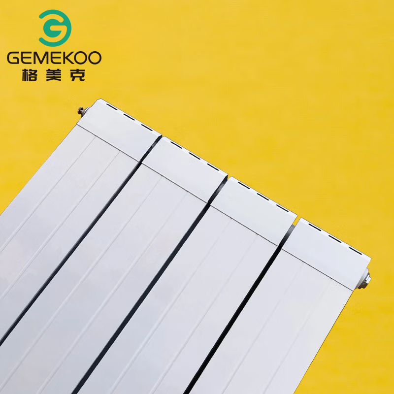 Gemeike household plumbing wall-mounted copper-aluminum 132*60 central heating radiator Roman white 1.8m