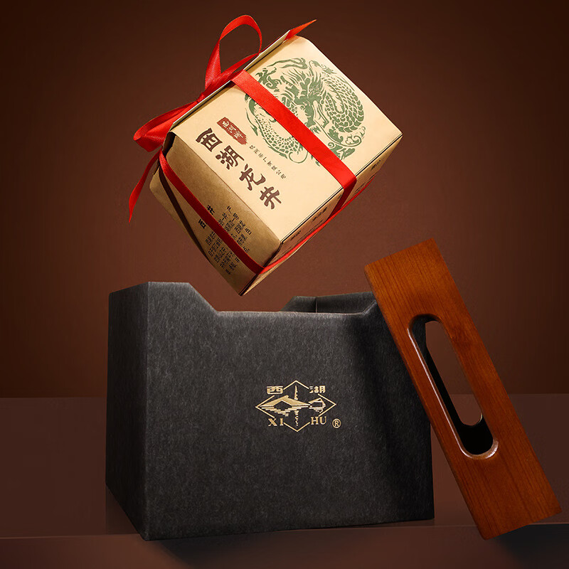 West Lake Brand 2025 New Tea Launched Mingqian Boutique No. 2 West Lake Longjing Tea Heritage Paper Pack 250g Spring Tea Green Tea