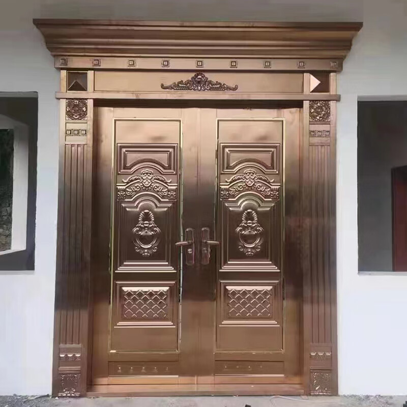 JRB Jiaruibao double door entrance door entrance door villa security door balcony rural self-built house household stainless steel door double door style 1