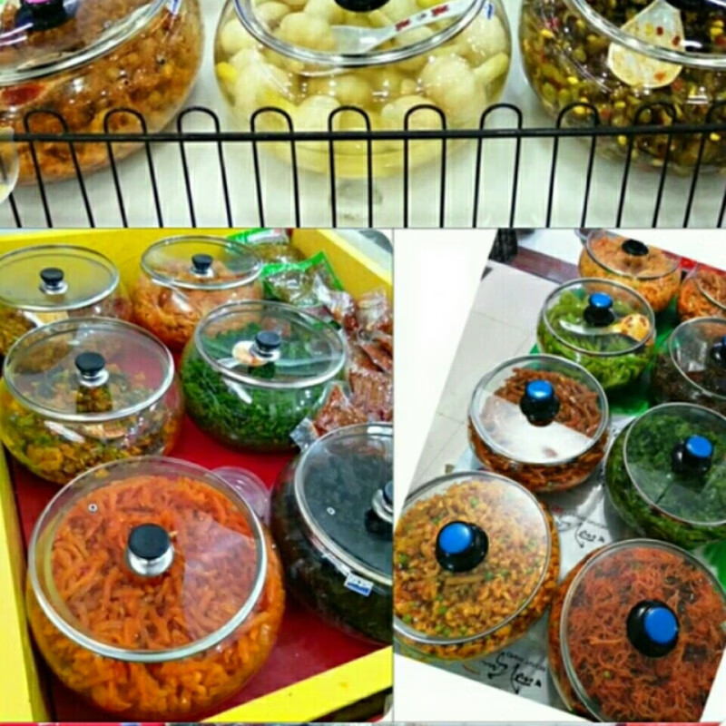 Chaosihui pickle jar thickened pickle jar pickle jar with lid glass jar pickle jar pickle jar supermarket special 25 cm jar with reverse lid (6 catties)