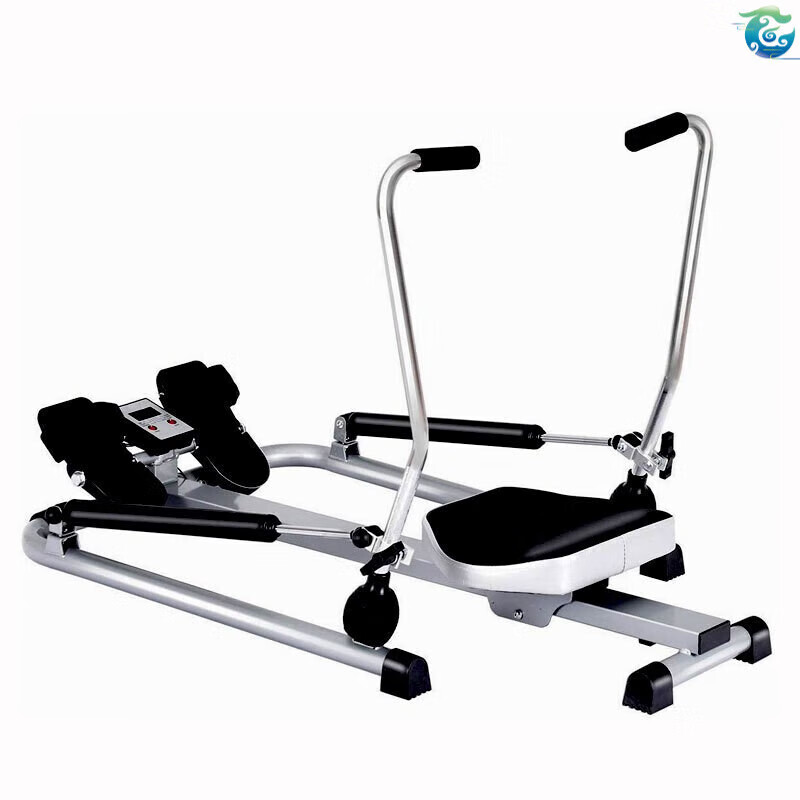 Luo Zhuodou rowing machine household foldable silent indoor water resistance hydraulic rowing machine suspended rowing machine fitness equipment black single paddle foldable height adjustable