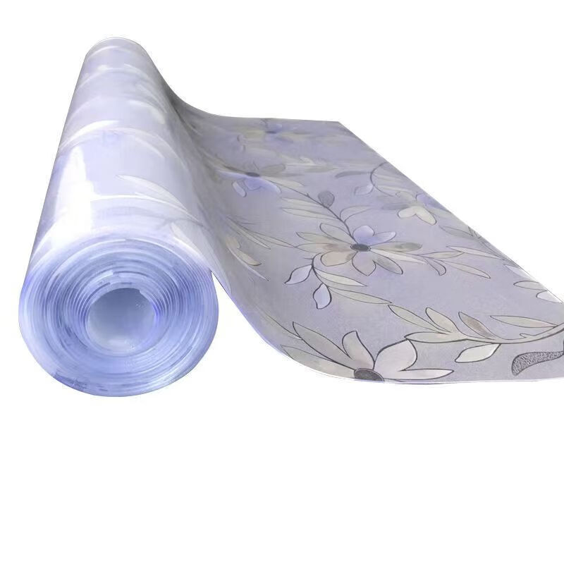 Tablecloth PVC waterproof, oil-proof, anti-scalding tablecloth, high temperature resistant, no-wash dining table mat, coffee table mat, tabletop protection mat, tabletop, Cosmos 1.5, 0.45mm thick, food grade antibacterial, 60cm*60cm square