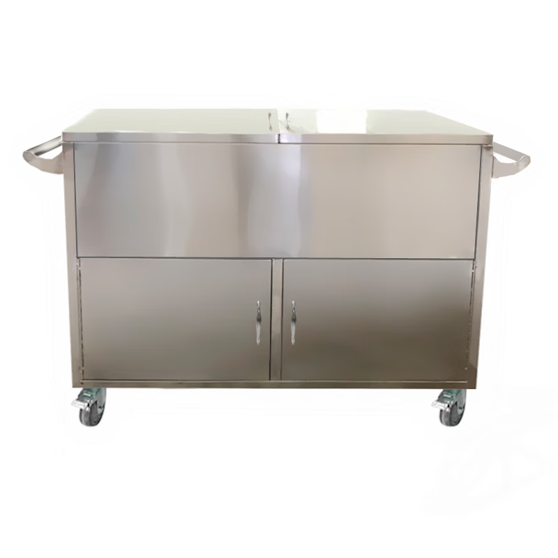 Fenglang JD healthy garbage transfer truck stainless steel sterile goods transfer truck waste transfer truck lower delivery truck sewage truck 304 stainless steel 1000*550*840mm