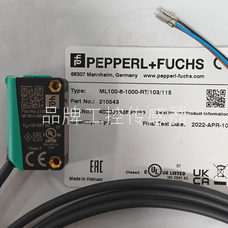 Original Pepperl+Fuchs photoelectric switch ML100-8-H-250-RT/103/115 1000 MV100 55/10 OBT350-R100-2EP-IO-V31 24