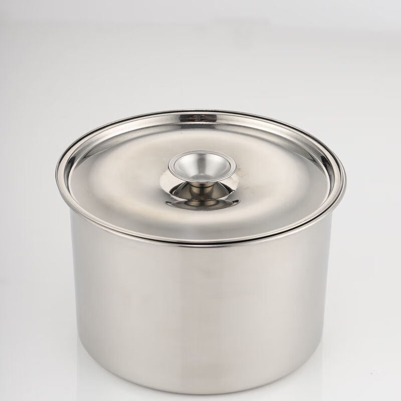 Enshousu stainless steel flavor cup lid, non-magnetic seasoning jar lid, basin lid, seasoning jar lid, round dust-proof lid, round basin lid, 10.2cm, extra thick (1 piece)