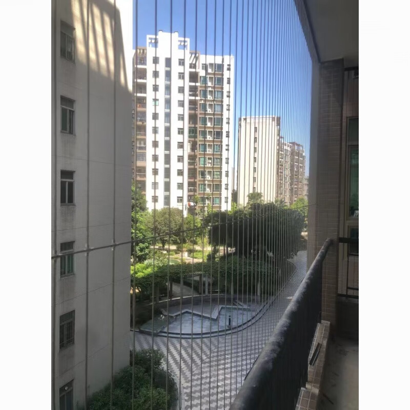 Vinoa Guizhou Guiyang invisible protection net balcony anti-theft net child safety guardrail stainless steel window anti-fall net installation main picture
