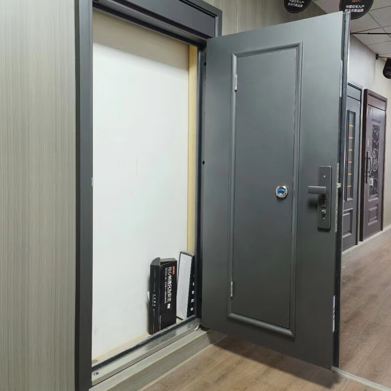 KLD-D7009 Korean style spliced ventilated flat door center door