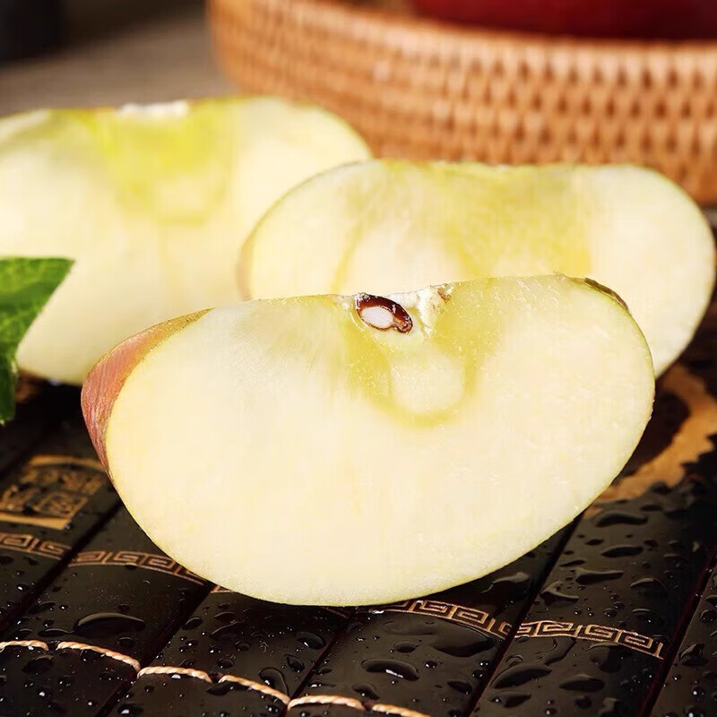 2025 Yunnan Zhaotong Chou Apple Rock Candy Heart Seasonal Fresh Fruit Gift Box Fresh Fruit Seasonal Full Box 10 Jin Fruits Fruit Diameter 70-75 About 30 Pieces